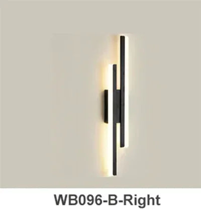 Moderne LED wandlamp met koperen pijp en acryl kap