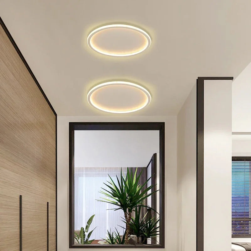 Moderne LED-ceiling light – Dimmable indoor lamp for bedroom, bathroom, kitchen and hallway