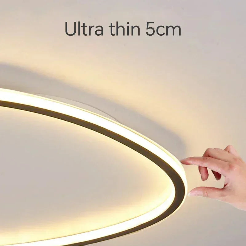 Moderne LED plafondlamp - Elegante ovale vorm voor veelzijdige binnenverlichting