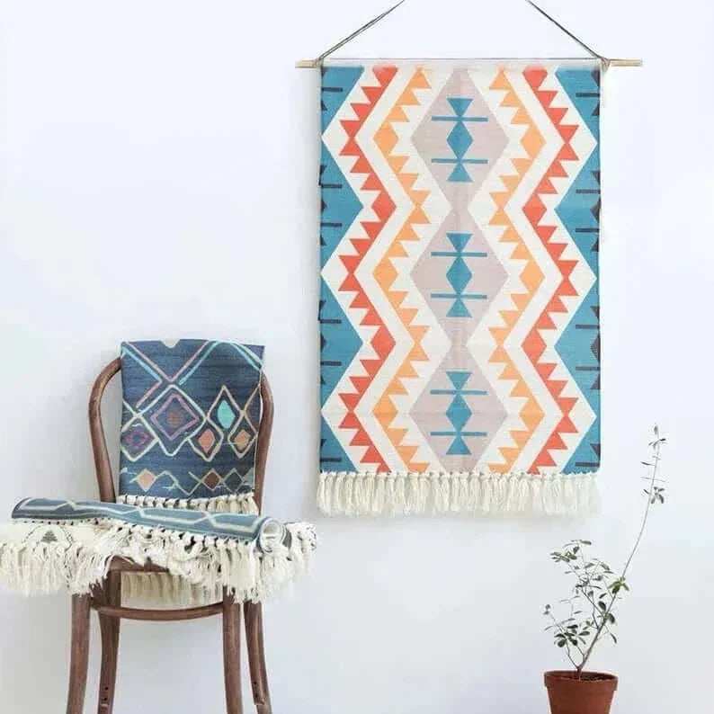 Arosta | Macrame Hangende Katoenen Tapijt