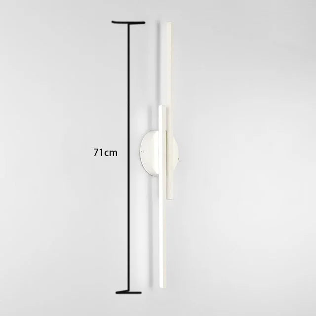 Moderne Dual-Line LED Wandlamp – Dimbare Boven & Onder Wandlicht voor Slaapkamer, Kantoor, Eetkamer en TV Achtergronddecoratie