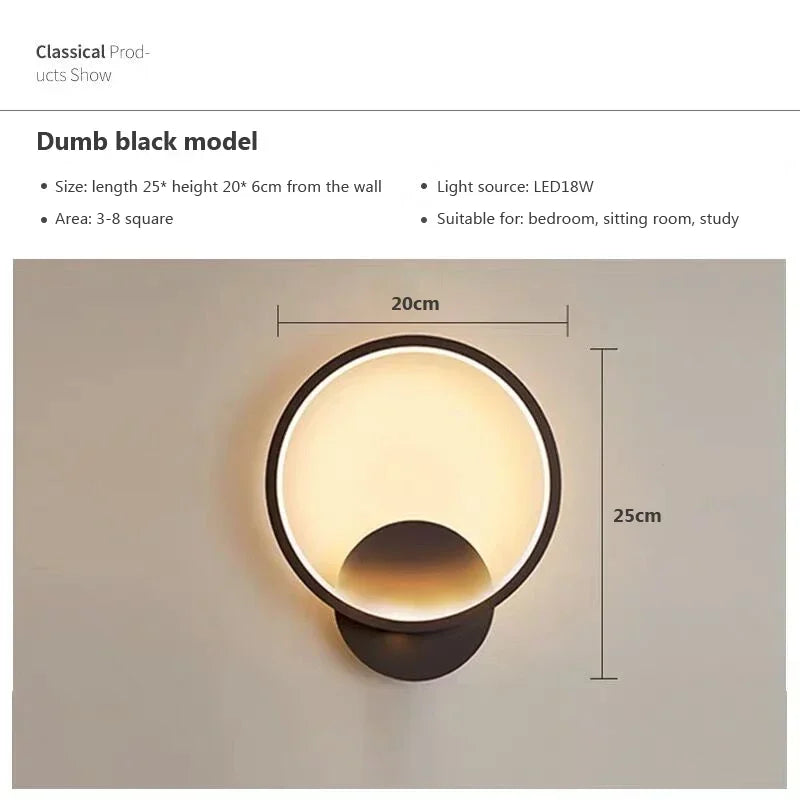 Moderne LED Wandlamp – Nordic Op & Neer Wandlampen voor Woonkamer, Slaapkamer, Gang en Huisdecoratie