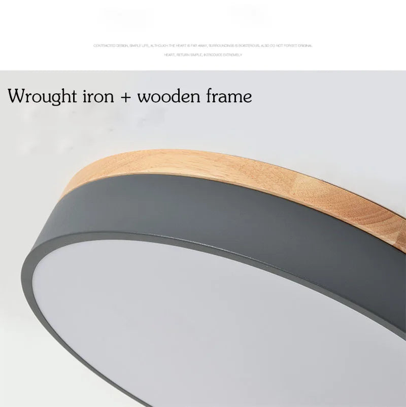 Moderne LED-Plafondlamp – 27W Opbouwlamp met warme, koude en natuurlijke lichtopties voor woonkamer, slaapkamer en keuken