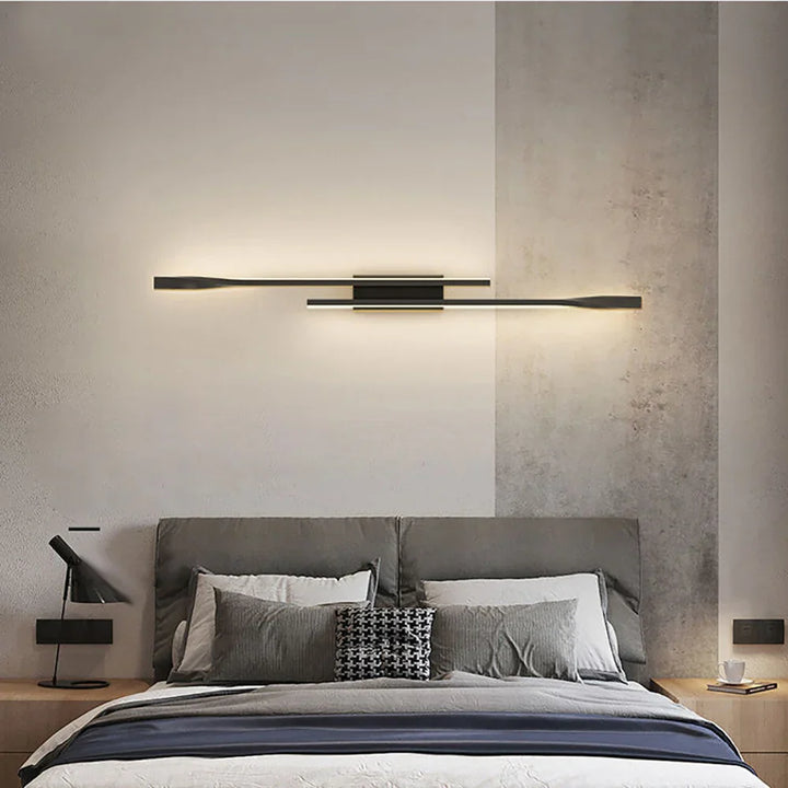 Moderne LED Strahler Wandleuchte – Luxe Creatief Nachttafel- & Wohnzimmerlicht, Eenvoudig Scandinavisch Ontwerp voor Slaapkamer, TV-Muur en Interieurinrichting
