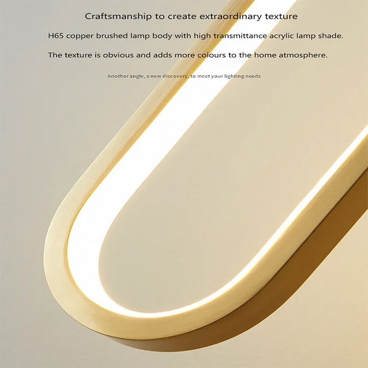 Moderne LED hanglamp – Zwarte en gouden hanglamp voor slaapkamer, woonkamer en eetkamerdecor