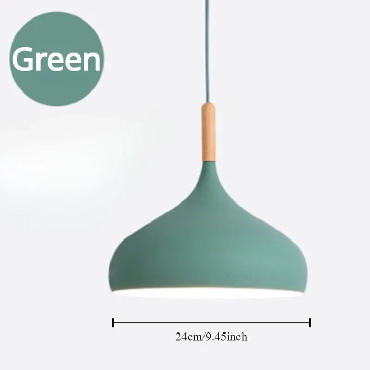 Moderner Macaron Pendelleuchte – Kleurige LED-Kroonluchter voor Slaapkamer, Restaurant, Kantoor & Woonkamer – Verstelbare Aluminium-Hanglamp