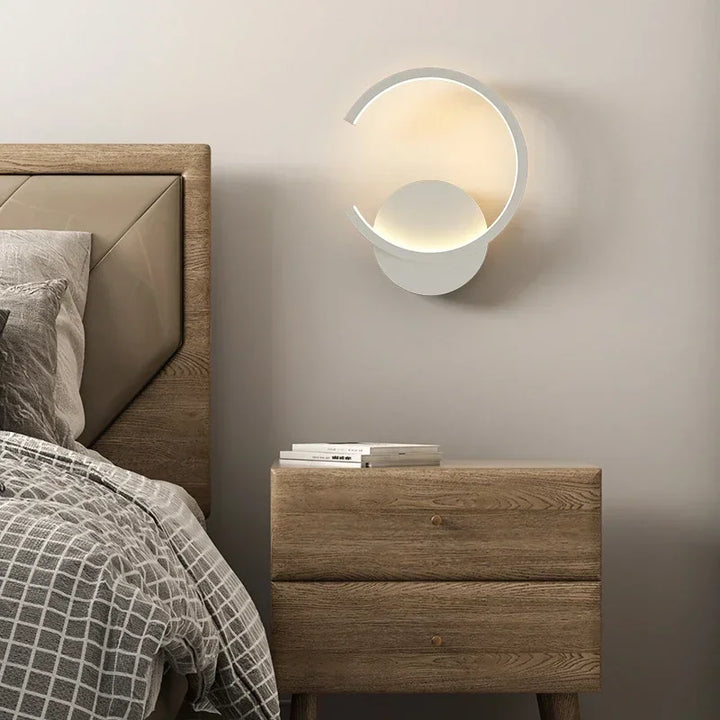Moderne LED Wandlamp – Noorse Stijl Zwarte, Witte en Gouden Wandverlichting voor Woonkamer, Slaapkamer, Gang en Hu decoration