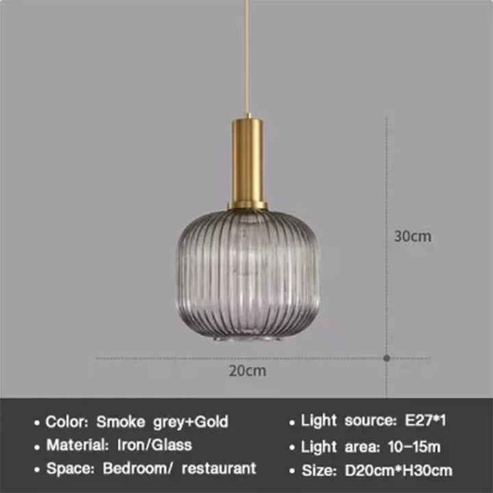 Moderne Nordic Glazen Hanglamp – Enkele Kop LED Hanglamp voor Eetkamer, Slaapkamer, Café en Studie – Wit, Groen, Cognac & meer