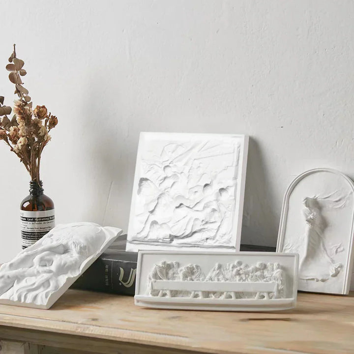 Nordic INS Stijl Karakter Gips Beeld DIY Geschilderde Schets Fotografie Props Tafel Decoraties Thuis Kunst Gips Decoratie
