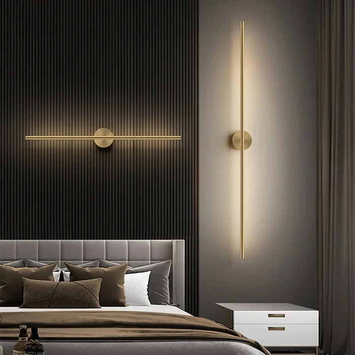 Moderne LED Wandlamp - Slanke Op- en Afwaartse Lichtbron voor Slaapkamer, Woonkamer en Gang