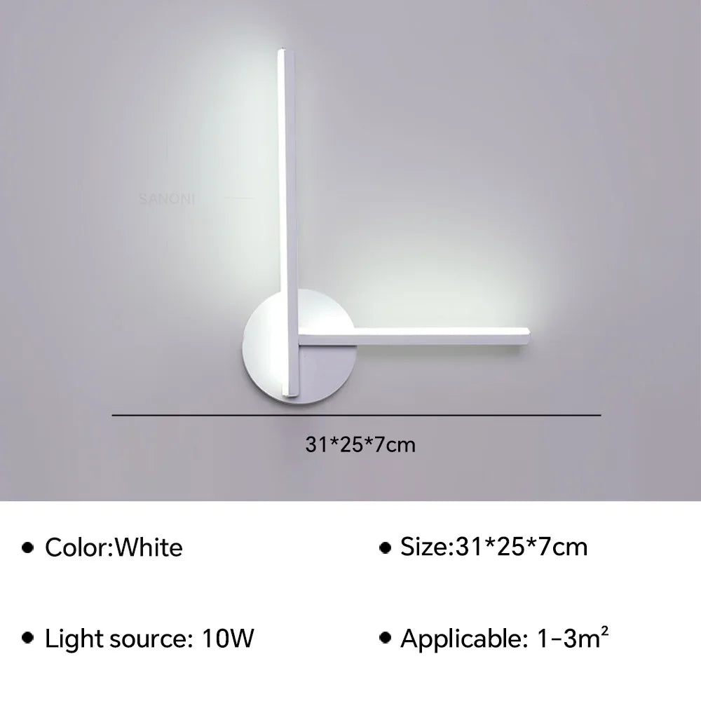 Moderne LED Wandlamp Nachtkastje Sconces - Interieur Verlichting Fixture voor Woonkamer, Slaapkamer, Hotel