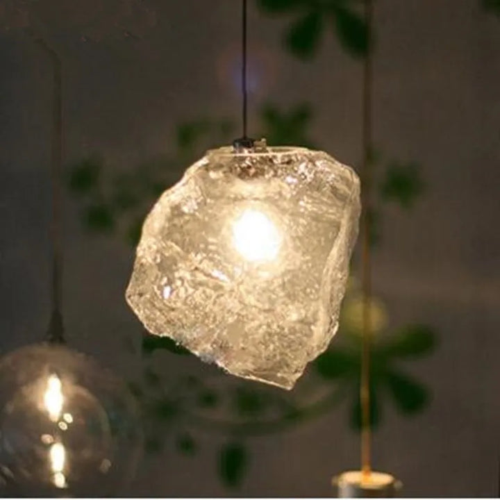 Nordic Glas Hanglamp – Hedendaagse LED Verlichting Installatie voor Eettafel, Bar en Entreegebied