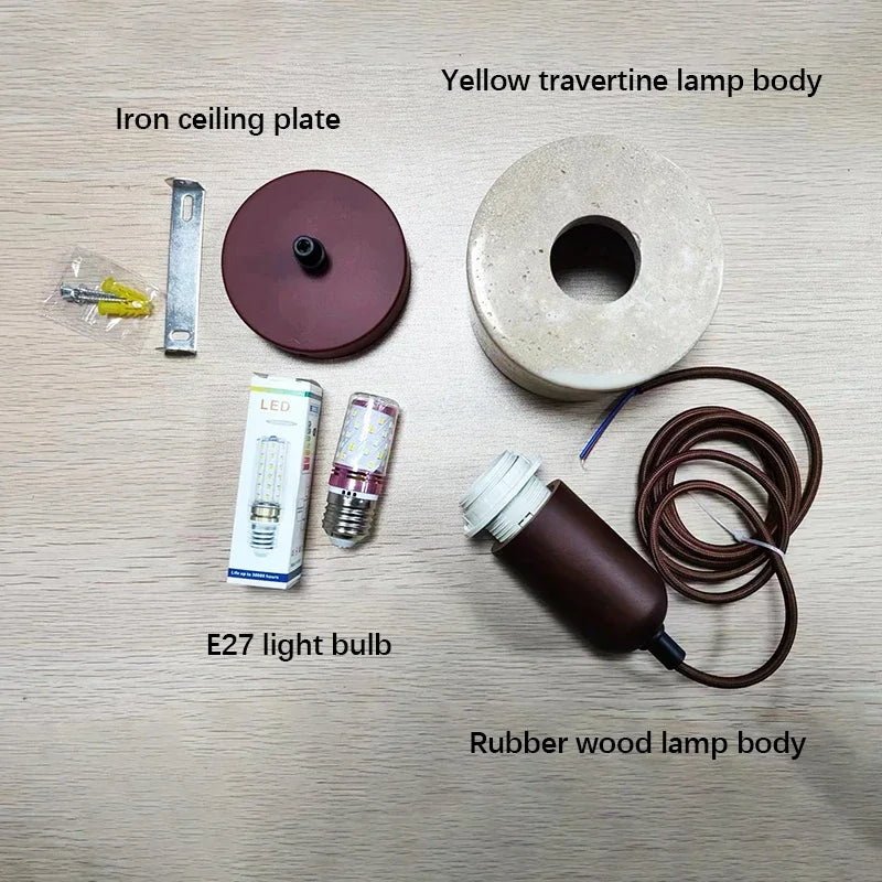 Moderne LED-Hanglamp - Scandinavische Hanglamp voor Slaapkamer, Woonkamer en Hotel met E27-lamp