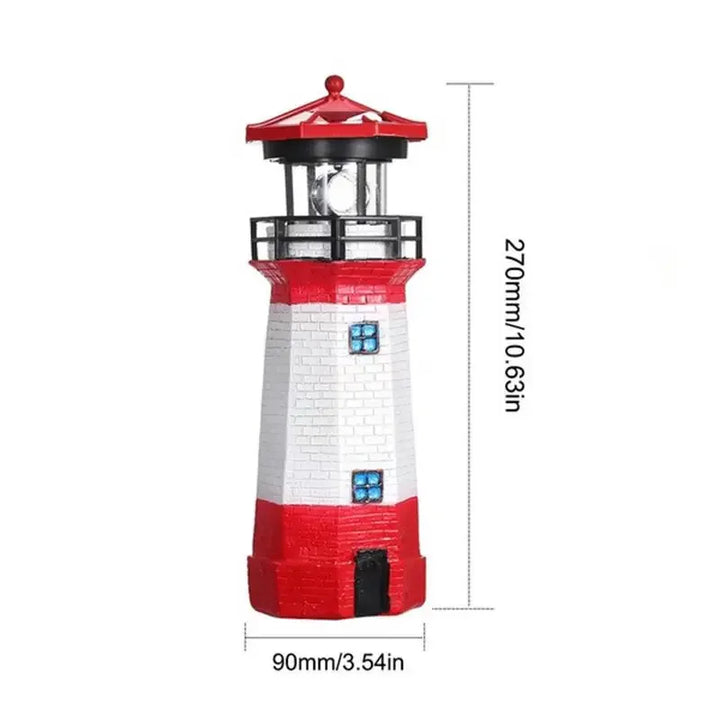 LED vuurtoren solar buiten landschap lamp