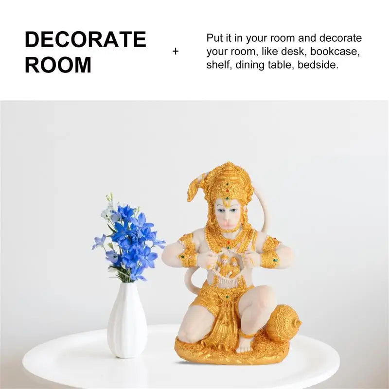 1 stuk Hanuman Boeddha Apen God Figur Zuidoost-Aziatische stijl Woonbeeld Heer Hanuman Standbeeld Boeddha Figur Ornament