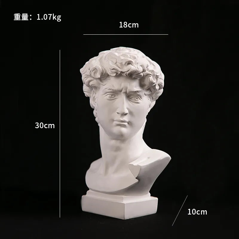 Europese Wooncultuur David Hoofd Hars Beelden Beelden Wooncultuur Moderne abstracte Kunst Buste Sculptuur Kunst Schets Praktijk