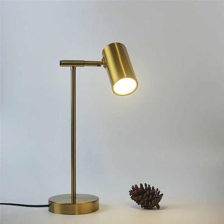 Moderne gouden tafellamp - Oogvriendelijke LED leeslamp voor studie, slaapkamer en woonkamer decor