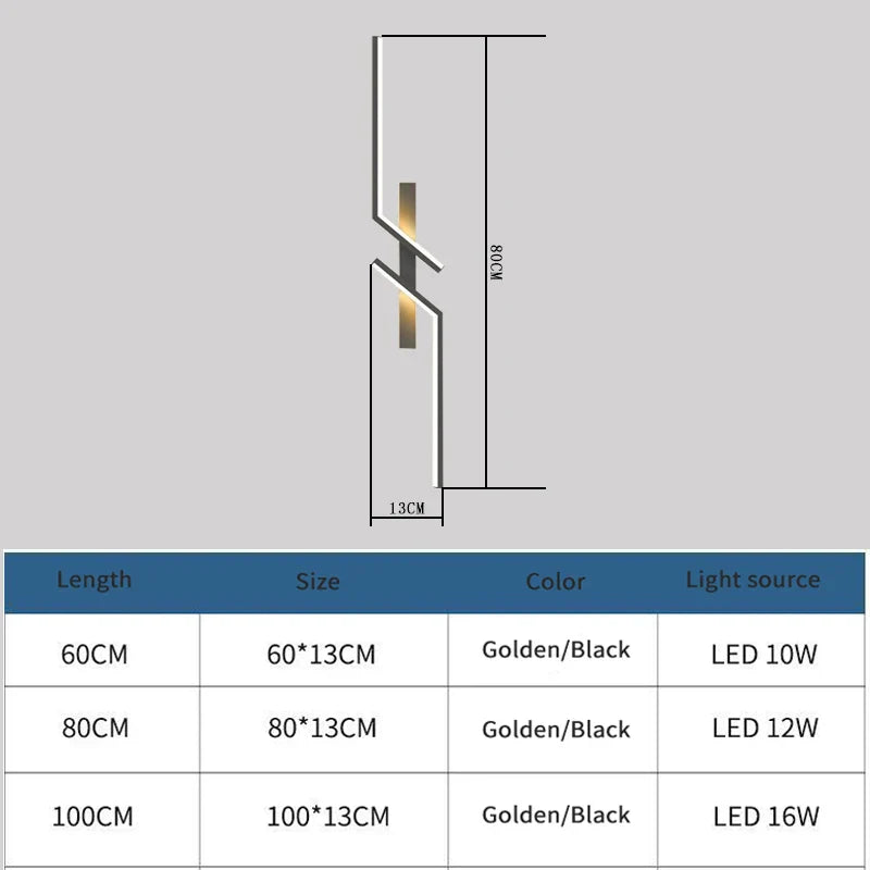 Moderne Creatieve Streep LED Wandlamp Minimalistische Slaapkamer Nachtkastje Wandlamp LED Lichten Woonkamer TV Bank Achtergrond Wandlamp