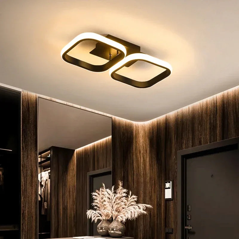 Moderne LED plafondlamp kroonluchter – Stijlvolle meerkopige ringlamp voor slaapkamer, woonkamer, gang, eetkamer en interieurs