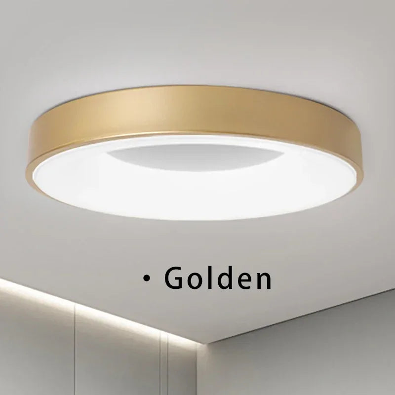Moderne Macaron LED Plafondlamp - Verstelbaar rond ontwerp met afstandsbediening dimmen voor slaapkamer, woonkamer en gang