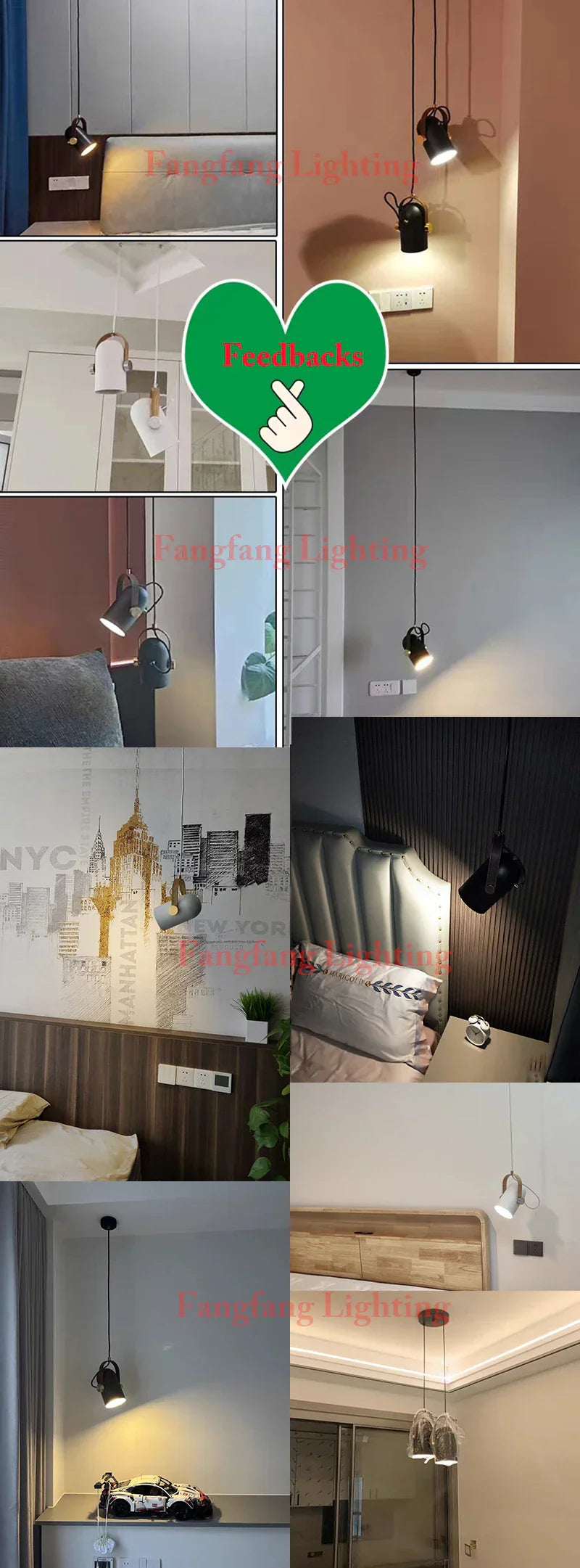 Moderne draaibare hanglamp – Verstelbare metalen hanglamp voor slaapkamer, woonkamer, eetkamer of keuken