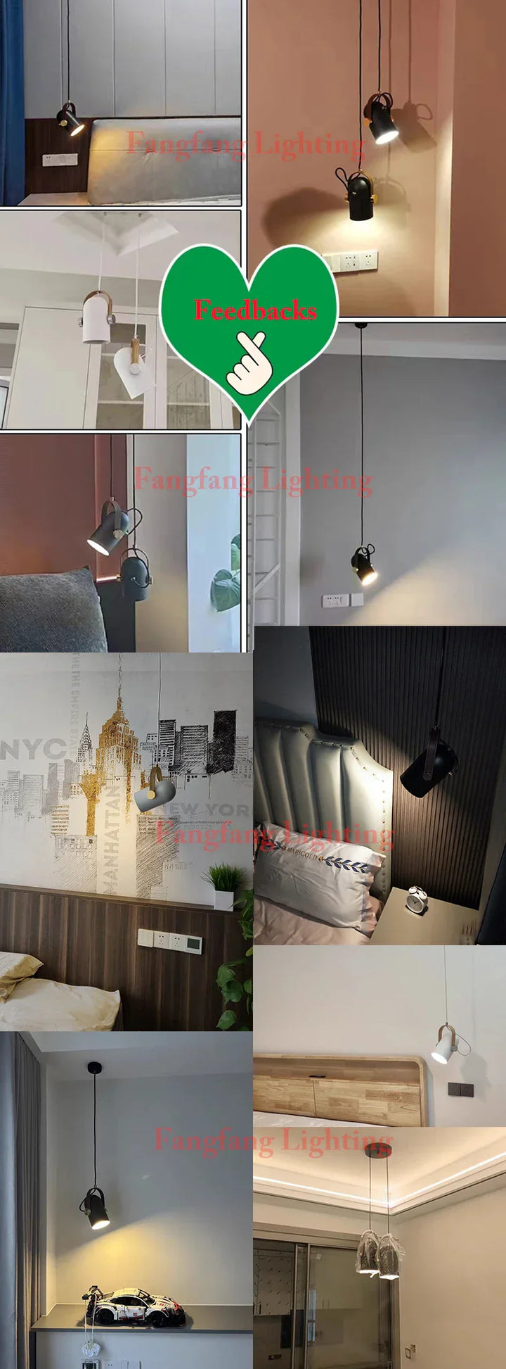 Moderne draaibare hanglamp – Verstelbare metalen hanglamp voor slaapkamer, woonkamer, eetkamer of keuken