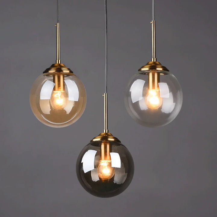 Moderne glas hanglampen voor slaapkamer nachttafel badkamer hanglamp plafondlampen hotel restaurant decoratie ring