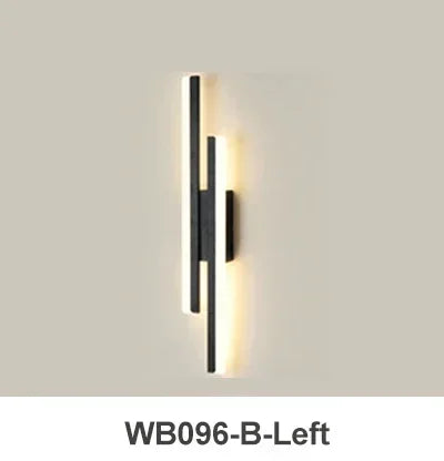 Moderne LED wandlamp met koperen pijp en acryl kap