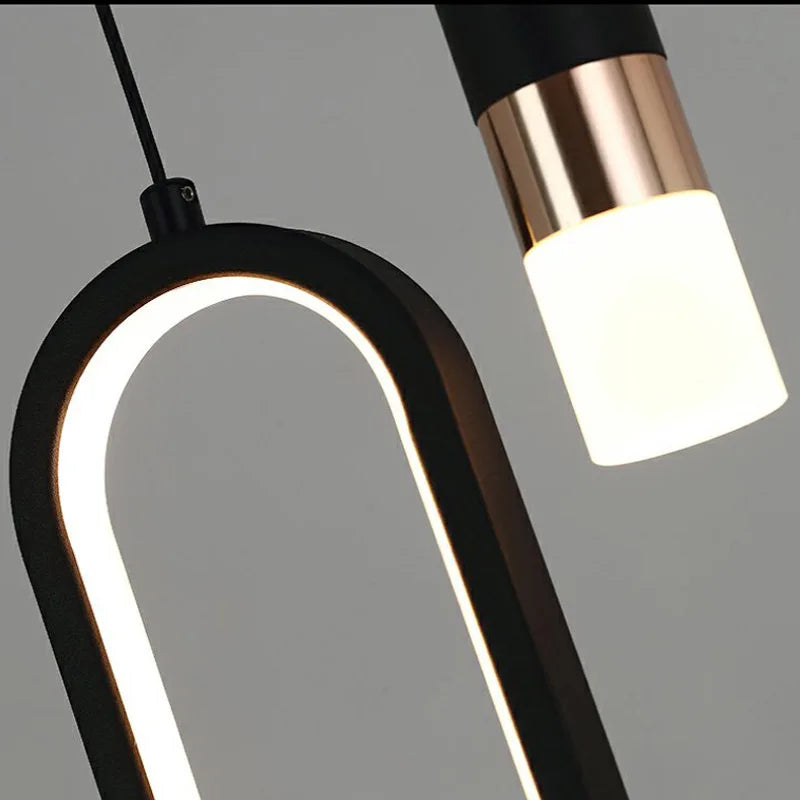 Moderne Minimalistische LED Hanglamp Kroonluchter – Verstelbare Hanglamp voor Slaapkamer, Woonkamer en Woondecoratie