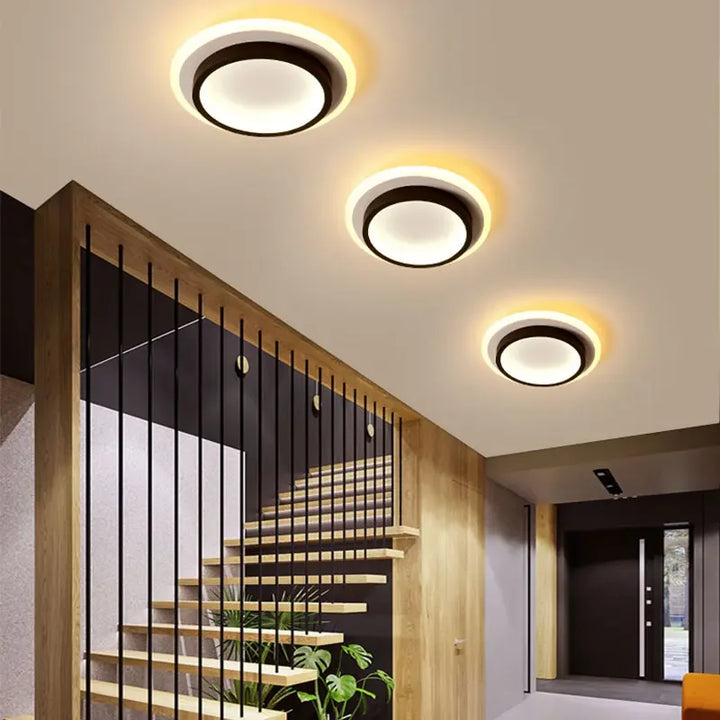 Moderne LED ceiling light - Square ceiling lamp for living room, staircase, hallway and more