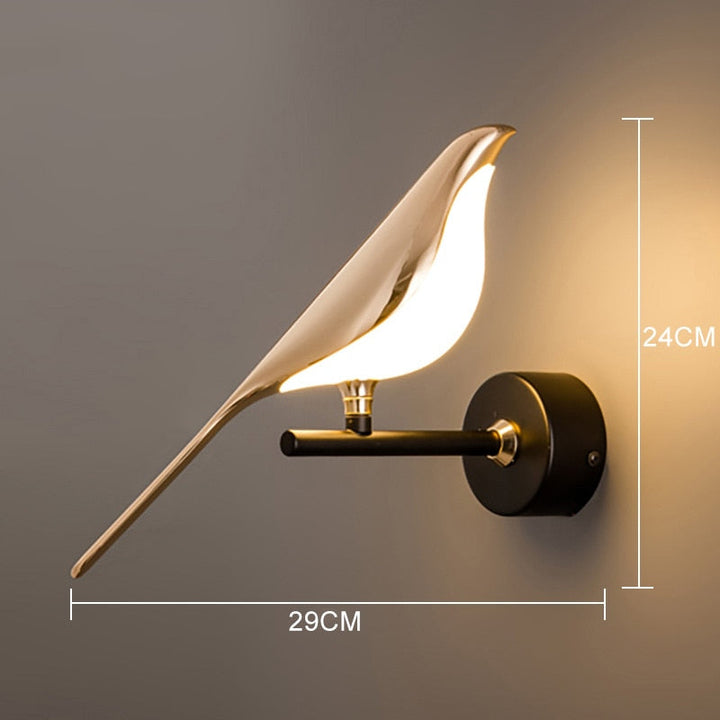 Moderne Nordic Wand Vogel Lamp