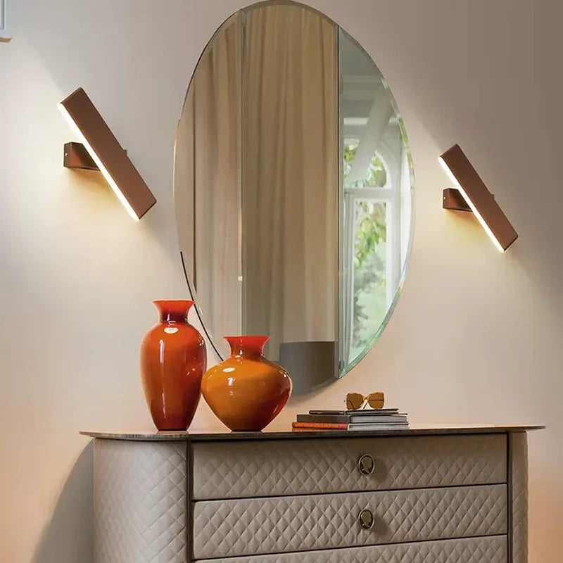 Moderne LED Wandlamp – Draaibare Aluminium Wandlamp voor Woonkamer, Slaapkamer, Eetkamer en Woondecoratie – Binnen Wandlamp Op en Neer