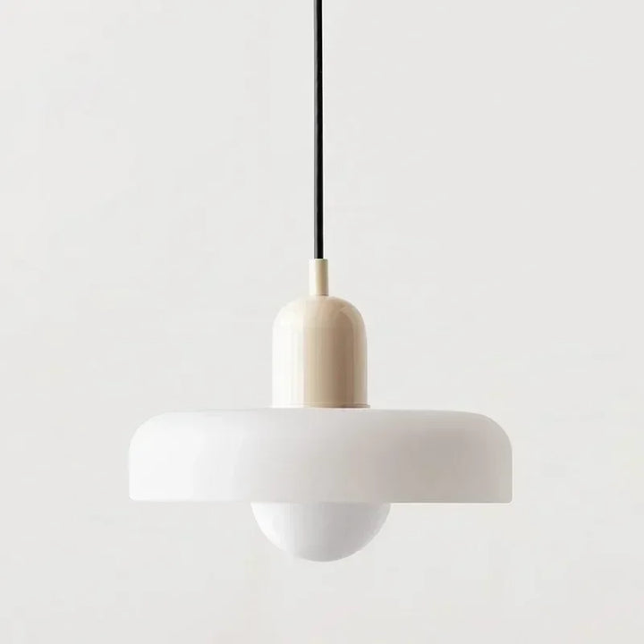 Nordic Glas Pendellicht – Moderne LED Hanglamp voor Woonkamer, Slaapkamer, Eetkamer en Bar, 3 Snoep Kleuren