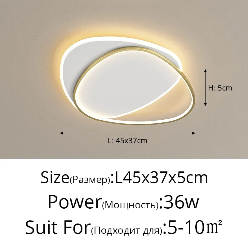 Moderne LED-Chandelier – Dimbare Binnenverlichting voor Slaapkamer, Woonkamer, Werkruimte en Woondecoratie, 110V/220V