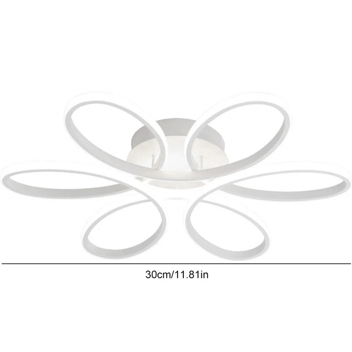 Moderne LED bloem plafondlamp | 12W driekleurige plafondlamp voor woonkamer, gang, slaapkamer en meer