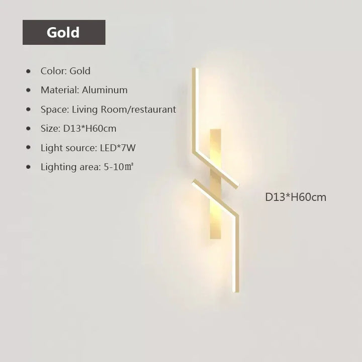 Moderne LED-Wandlamp - Minimalistisch ontwerp, op- en aflicht voor slaapkamer, woonkamer, TV-sofa en lobby - Dimbare wandmontageverlichting