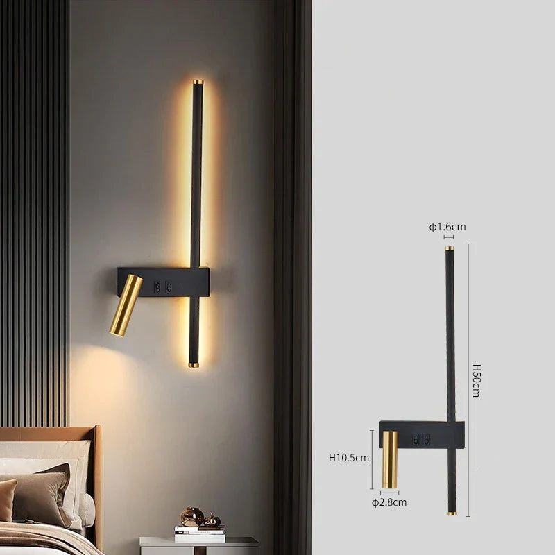 Moderne LED Wandlamp - Nordic Style voor Creatieve Woondecoratie
