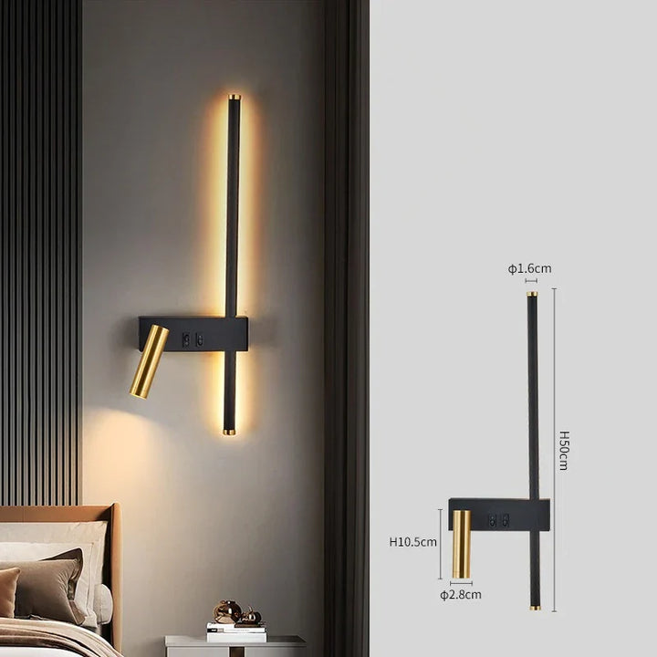 Moderne LED Wandlamp - Nordic Style voor Creatieve Woondecoratie