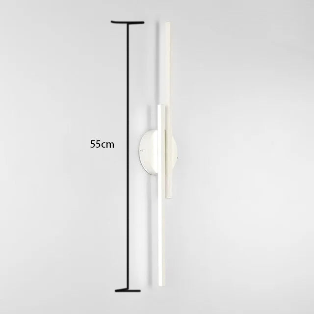 Moderne Dual-Line LED Wandlamp – Dimbare Boven & Onder Wandlicht voor Slaapkamer, Kantoor, Eetkamer en TV Achtergronddecoratie