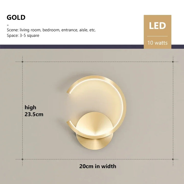 Moderne LED Wandlamp – Nordic Op & Neer Wandlampen voor Woonkamer, Slaapkamer, Gang en Huisdecoratie