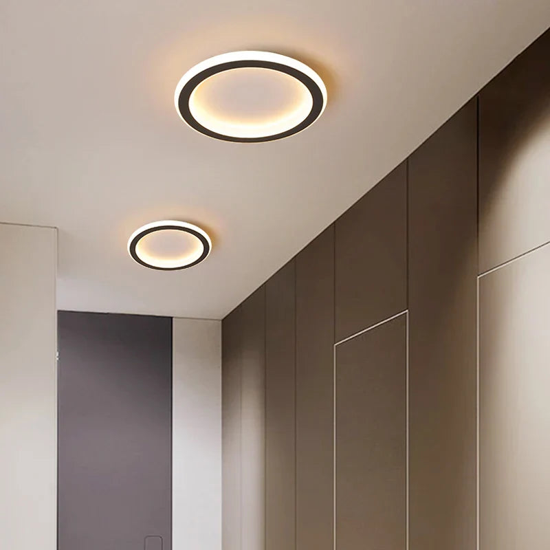Moderne minimalistische plafondlamp – vierkant/rond LED oogbeschermlamp voor slaapkamer, kantoor, woonkamer en lounge ruimtes (90-260V)