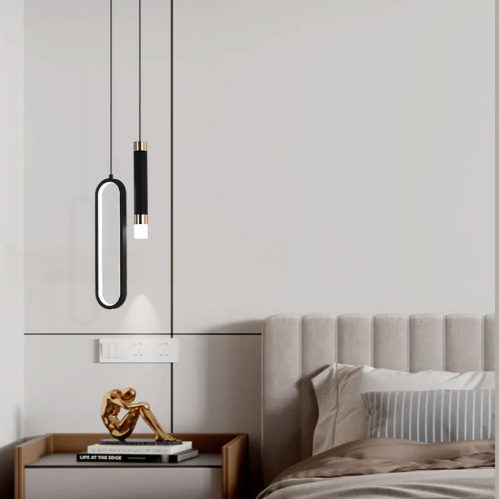 Moderne Minimalistische LED Hanglamp Kroonluchter – Verstelbare Hanglamp voor Slaapkamer, Woonkamer en Woondecoratie