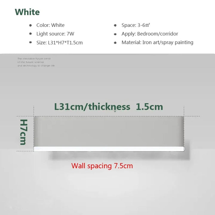 Moderne LED Wandlamp – Draaibare Aluminium Wandlamp voor Woonkamer, Slaapkamer, Eetkamer en Woondecoratie – Binnen Wandlamp Op en Neer