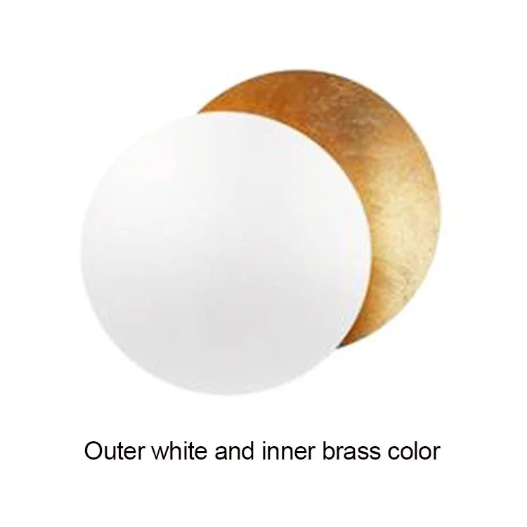 Moderne Eclipse Wandlamp – Ronde LED-wandlamp voor slaapkamer, gang, hal en woonkamer