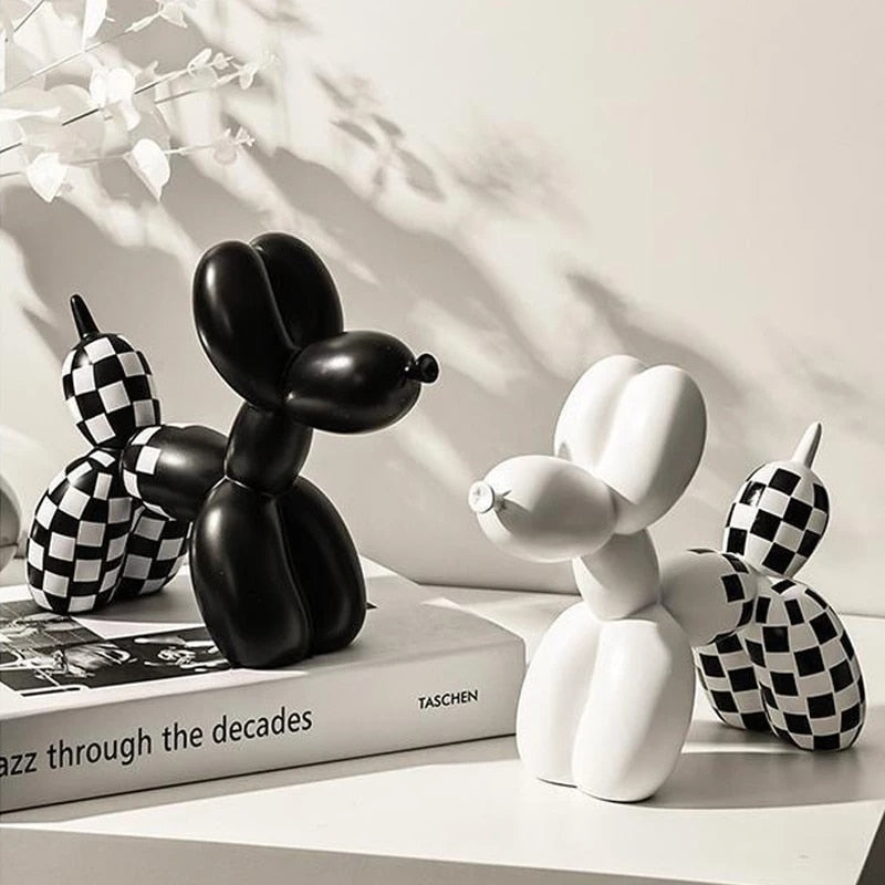 Luxe woningdecoratie, ballon hond decor, bureau accessoires, dierenversiering, moderne populaire kunst, Nordic beelden