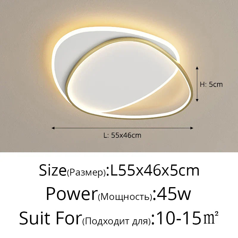 Moderne LED-Chandelier – Dimbare Binnenverlichting voor Slaapkamer, Woonkamer, Werkruimte en Woondecoratie, 110V/220V