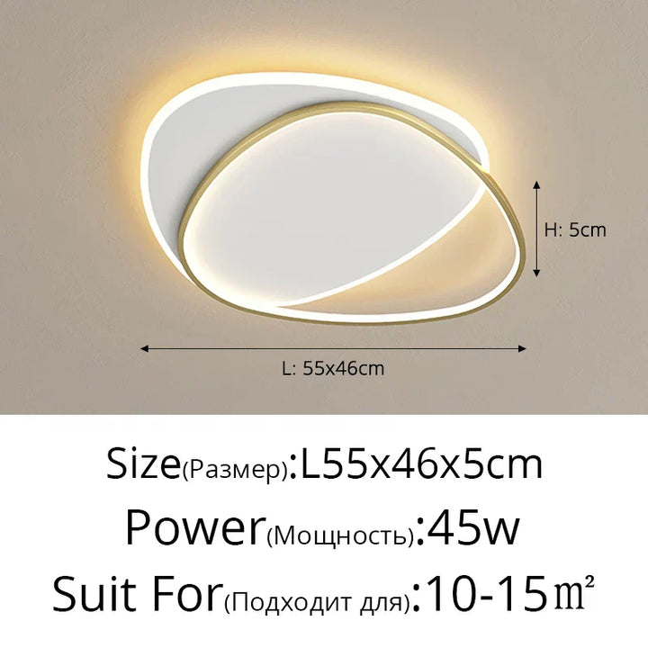 Moderne LED-Chandelier – Dimbare Binnenverlichting voor Slaapkamer, Woonkamer, Werkruimte en Woondecoratie, 110V/220V