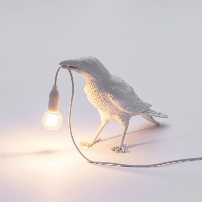 Moderne Lucky Bird Tafellamp – Creatief Hart Dier Ontwerp voor Slaapkamer en Woonkamer