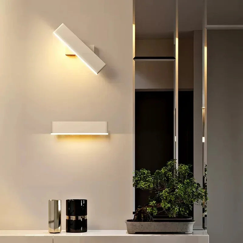 Moderne LED Wandlamp – Draaibare Aluminium Wandlamp voor Woonkamer, Slaapkamer, Eetkamer en Woondecoratie – Binnen Wandlamp Op en Neer