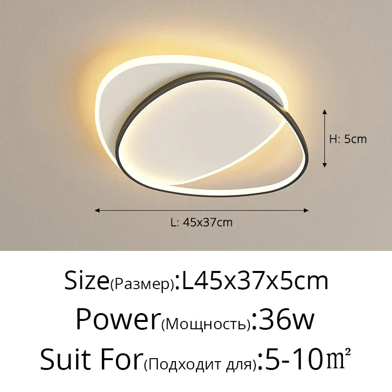 Moderne LED-Chandelier – Dimbare Binnenverlichting voor Slaapkamer, Woonkamer, Werkruimte en Woondecoratie, 110V/220V